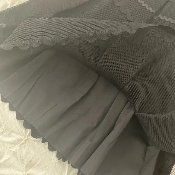 English Factory Tulle Midi Skirt - Picture 5 of 7